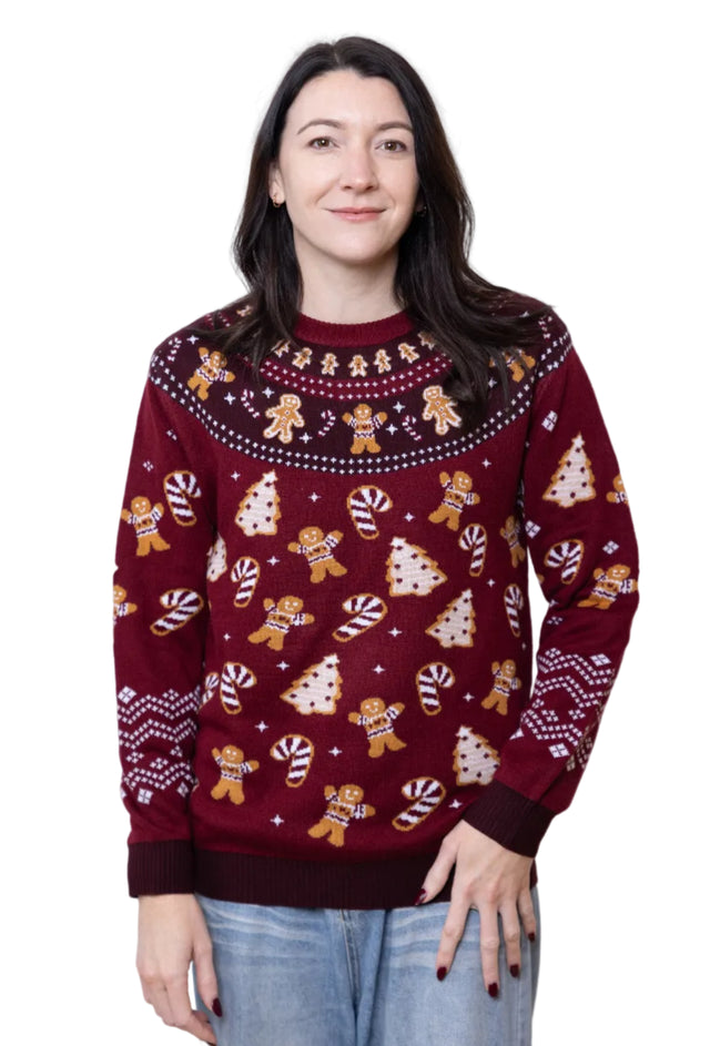 Women's Gingerbread Lane Christmas Jumper - Limited Edition
