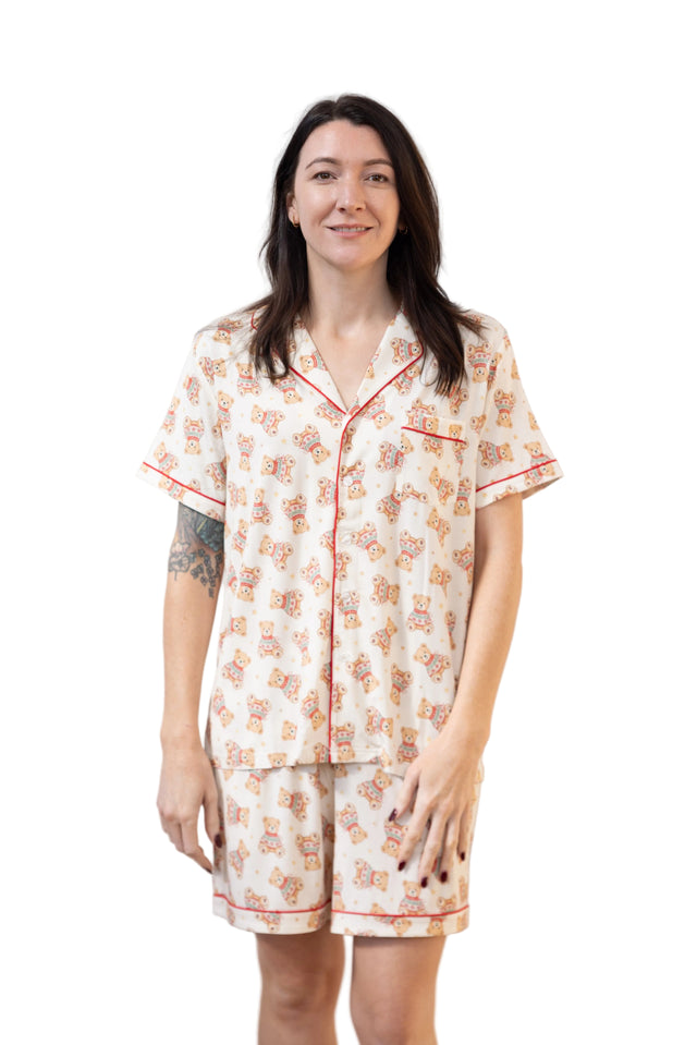 Women's Luxe Bamboo Cosy Cub Christmas Pyjamas