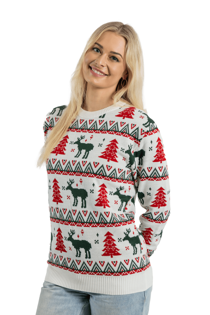 womens winter wonderland christmas jumper