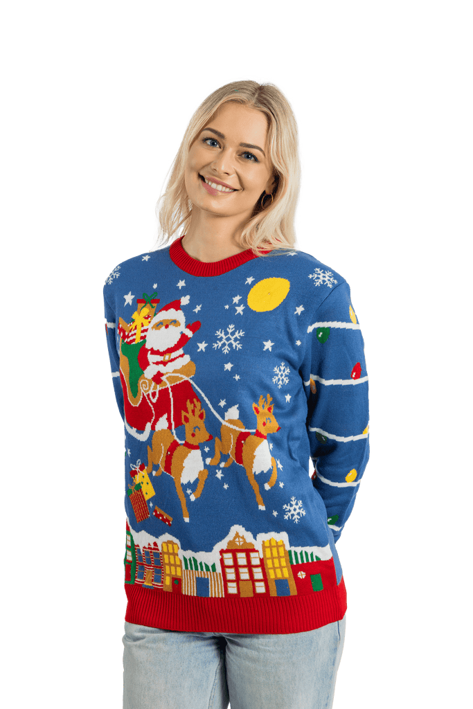 womens light up christmas jumper