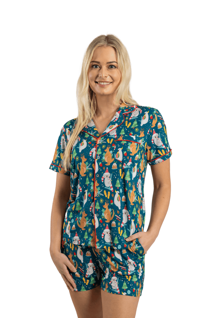 womens australiana christmas pyjamas