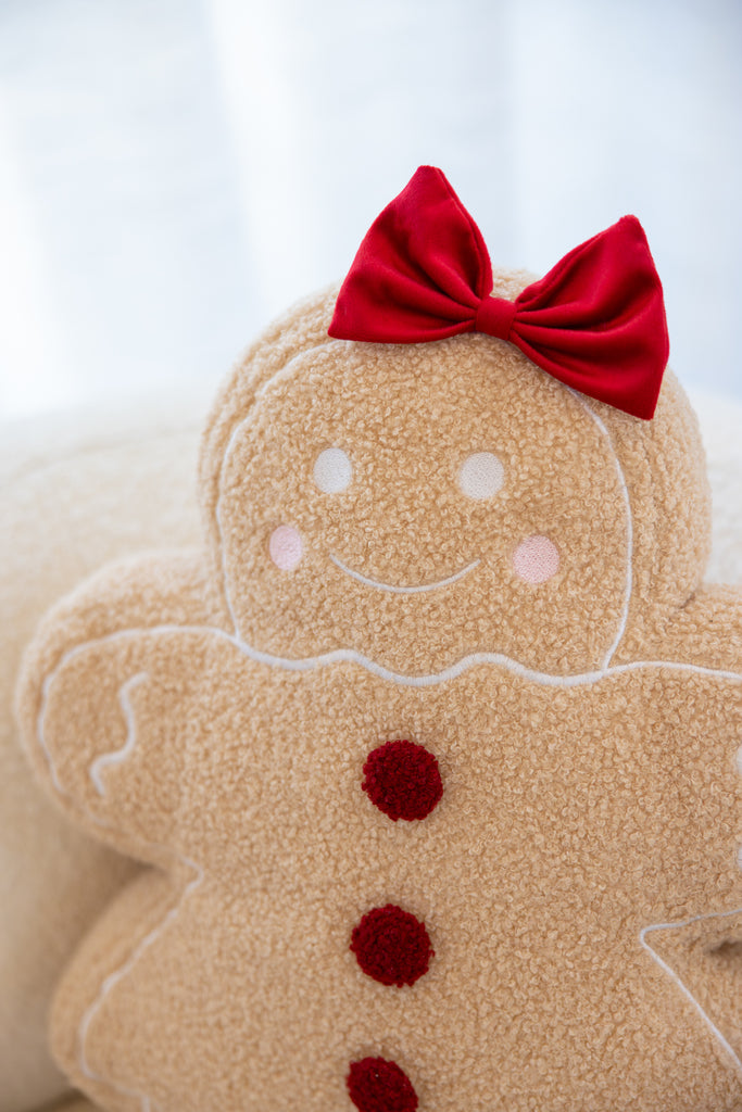 Gingerbread Christmas cushion