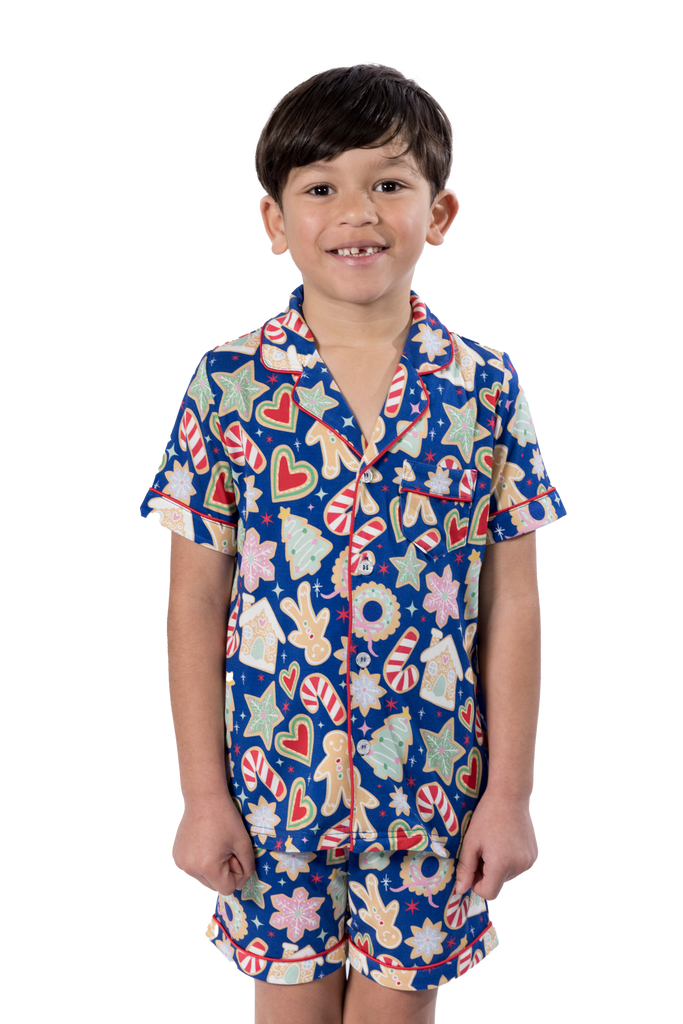 Childrens Gingerbread Christmas PJs