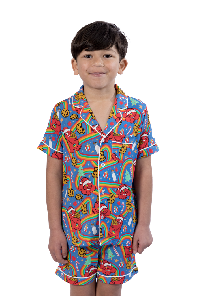 childrens Cookie Muncher Christmas Pyjamas