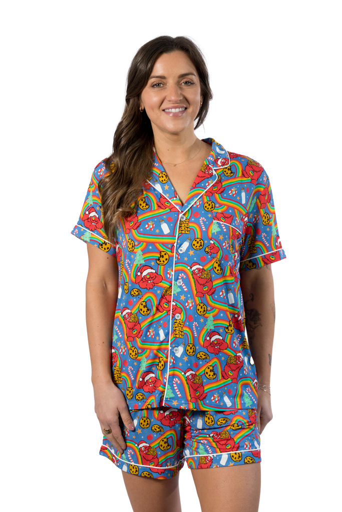 womens cookie muncher christmas pjs