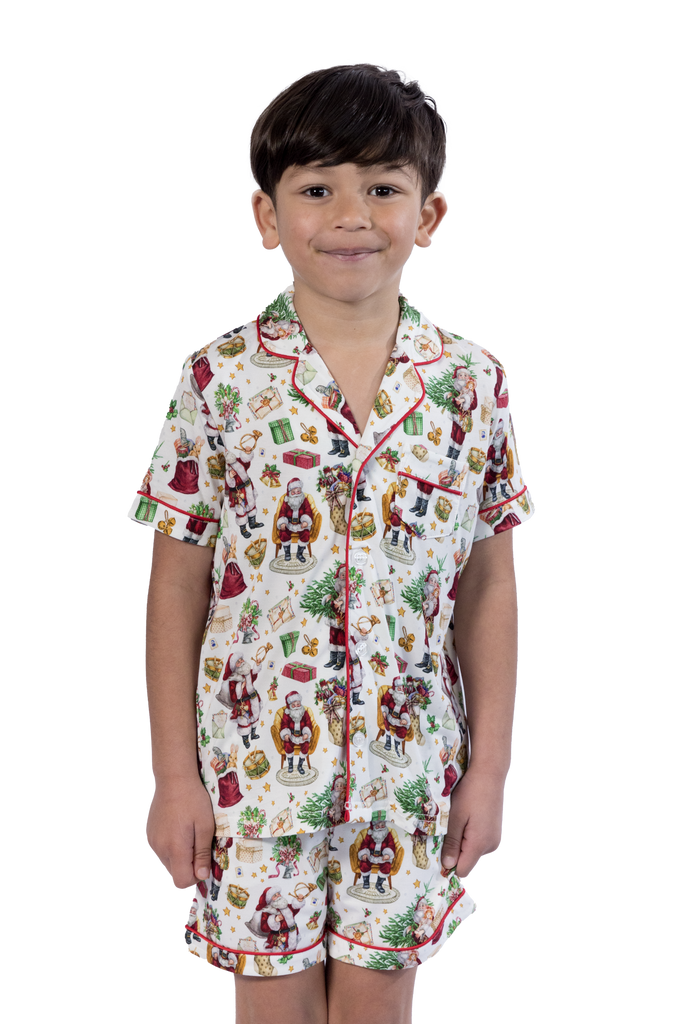 traditional santa christmas pjs