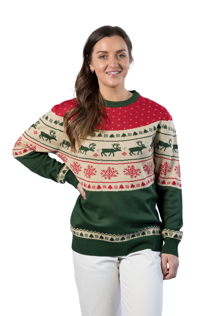womens vintage christmas jumper