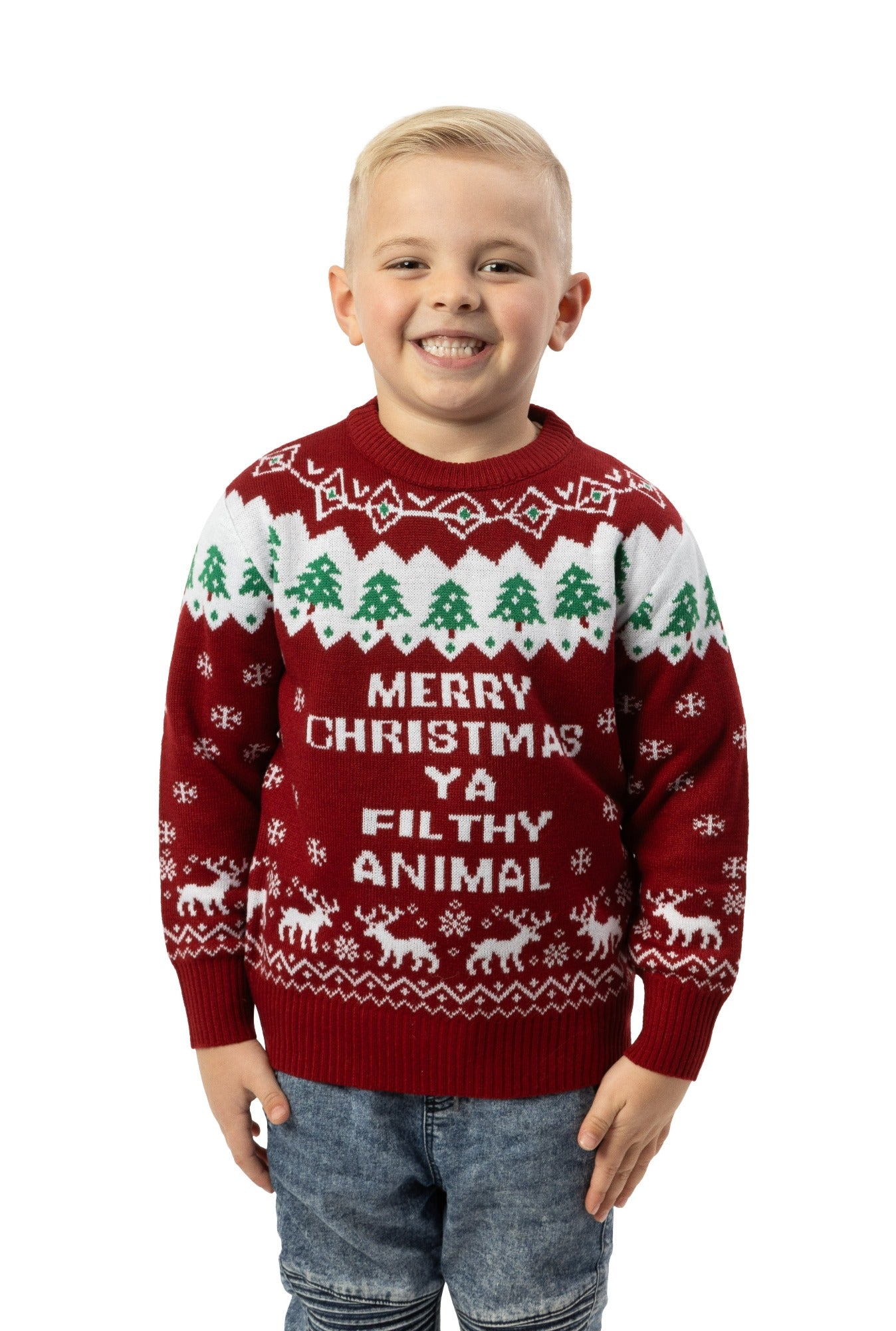 Ya Filthy Animal Animal Christmas Jumpers Children's Filthy Animal