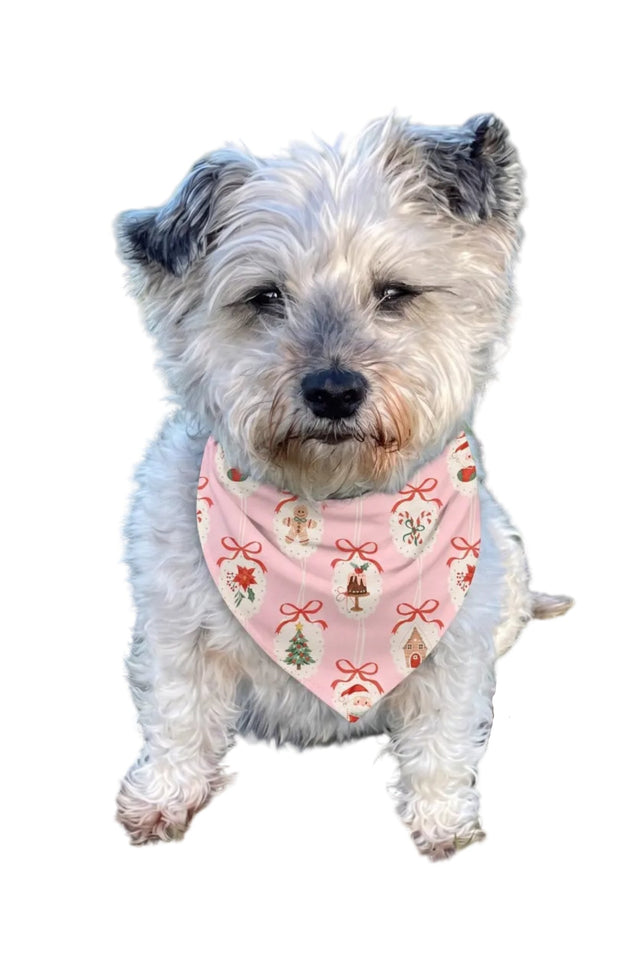 Luxe Bamboo Christmas Keepsakes Christmas Dog Bandana